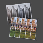 Examples of digital printing test strips