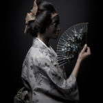 A woman in a kimono