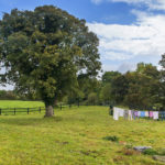 An Irish landscape with clothesline