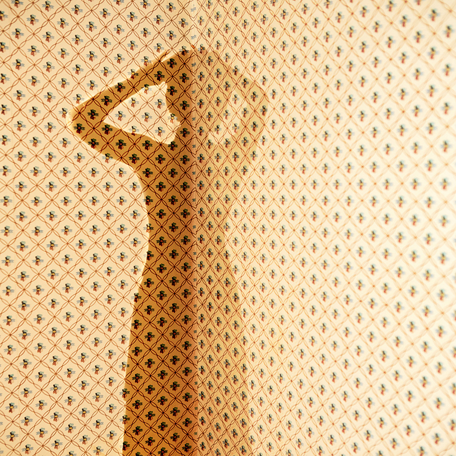 Shadow on wallpaper