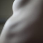 abstract body shape focusing on the body hair
