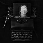 woman typewriter