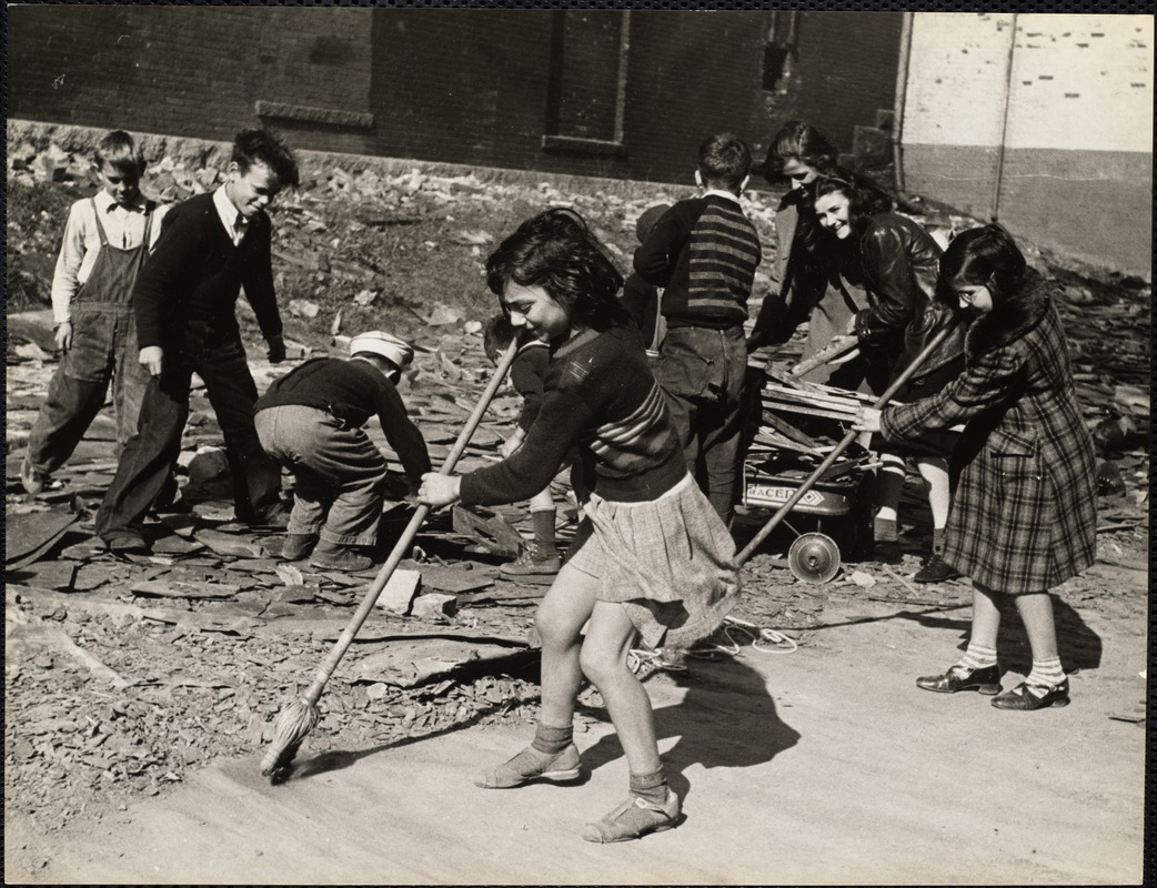 AG Archive- Hurricane of 1938 cleanup 