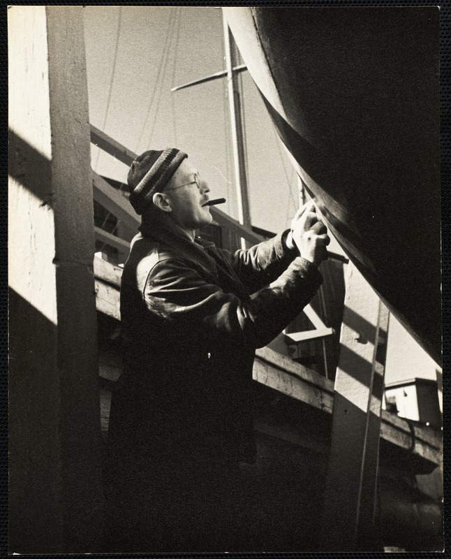 AG Archive- working on the hull