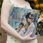 woman carrying book