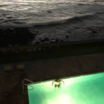 pool by ocean