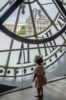 girl in clock tower