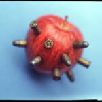 bullets in an apple
